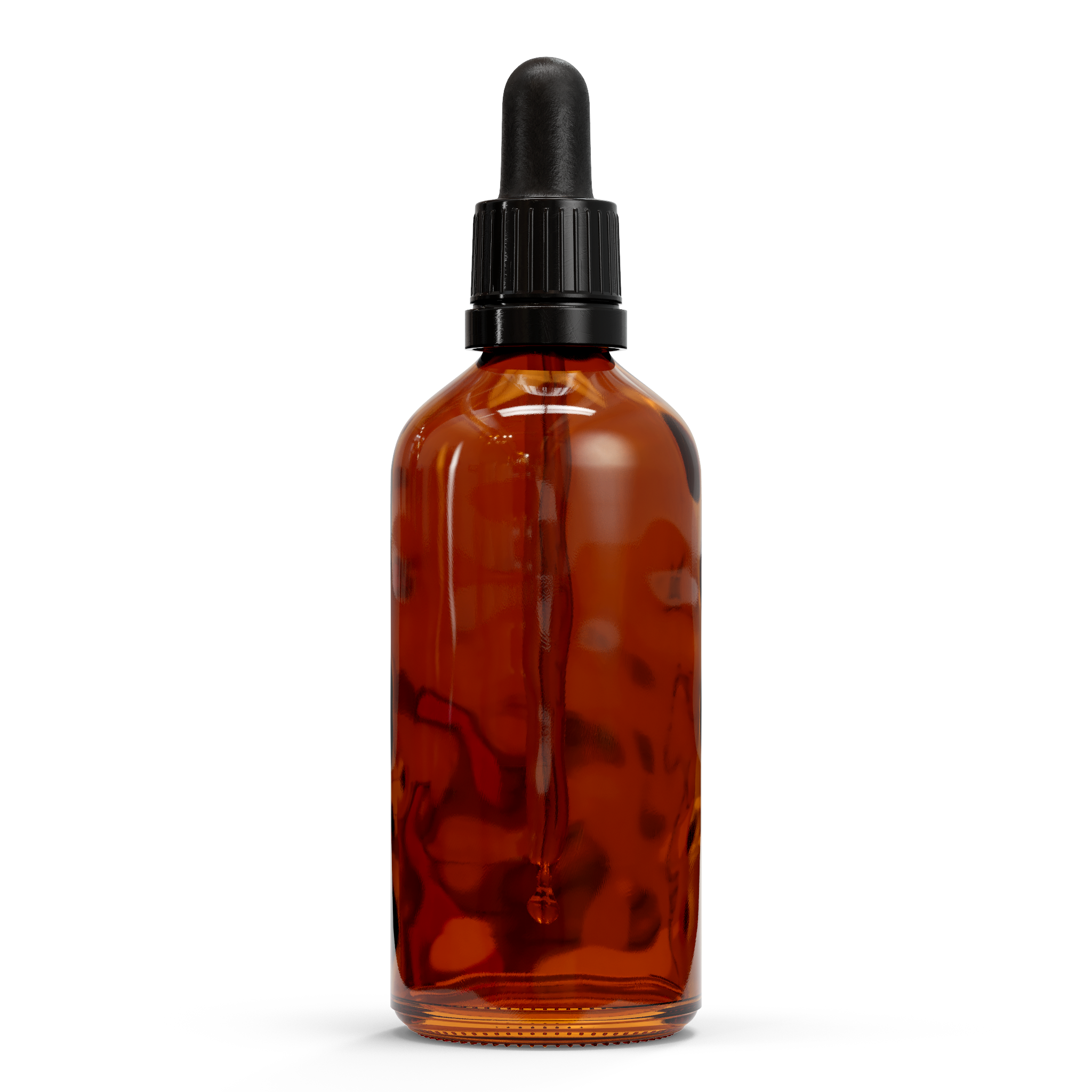 Bouteille en verre - Marron (avec des bouchons variés)