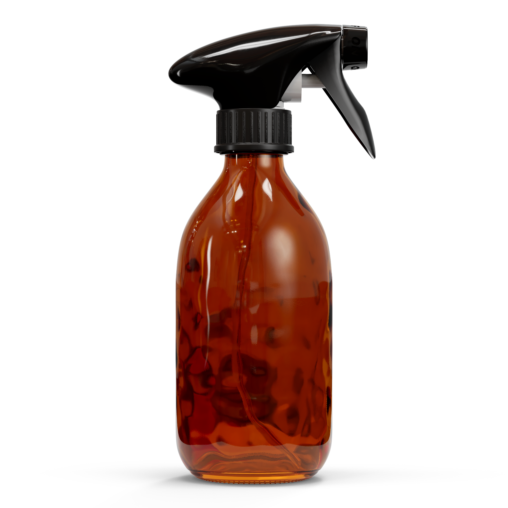 Bouteille en verre - Marron (avec des bouchons variés)