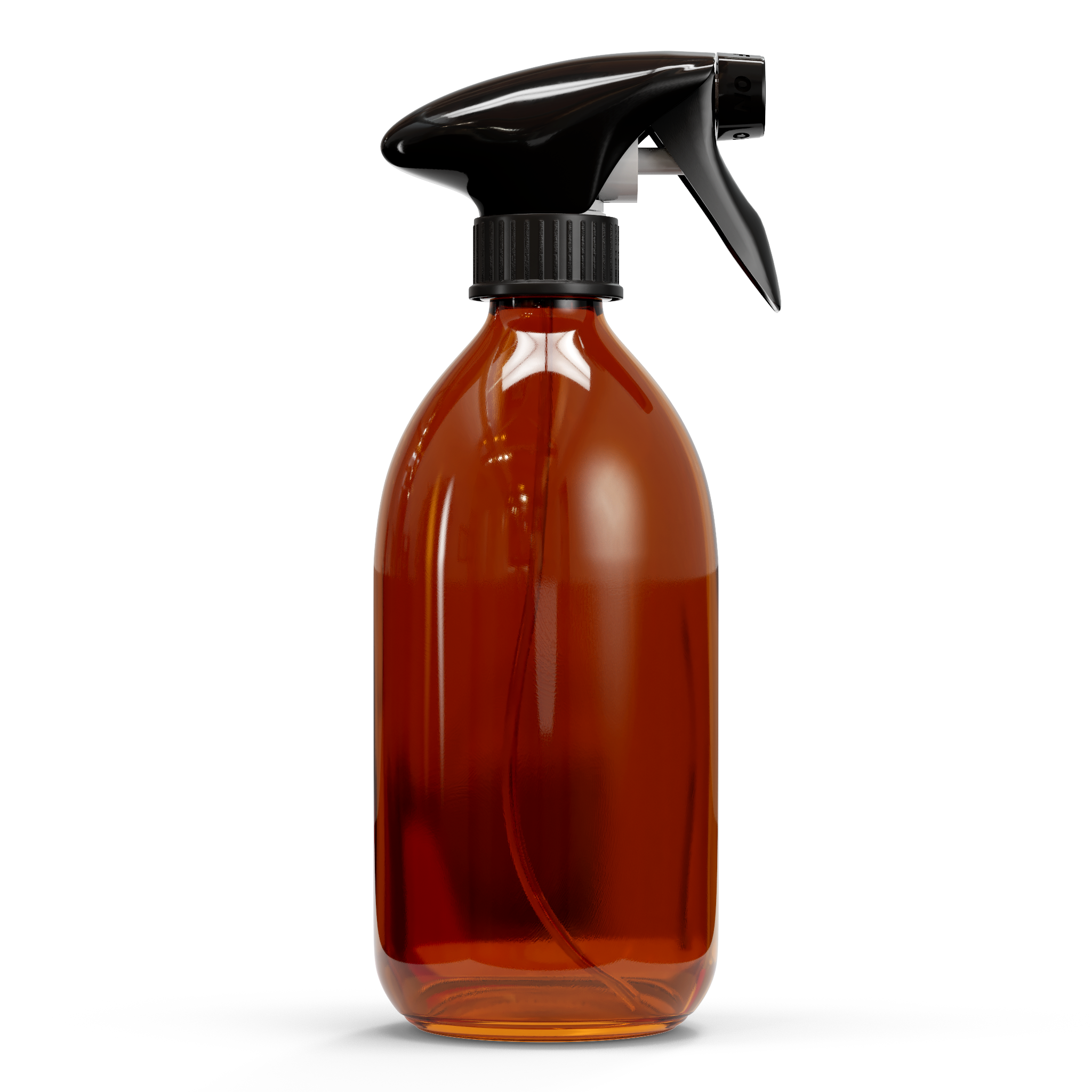 Bouteille en verre - Marron (avec des bouchons variés)
