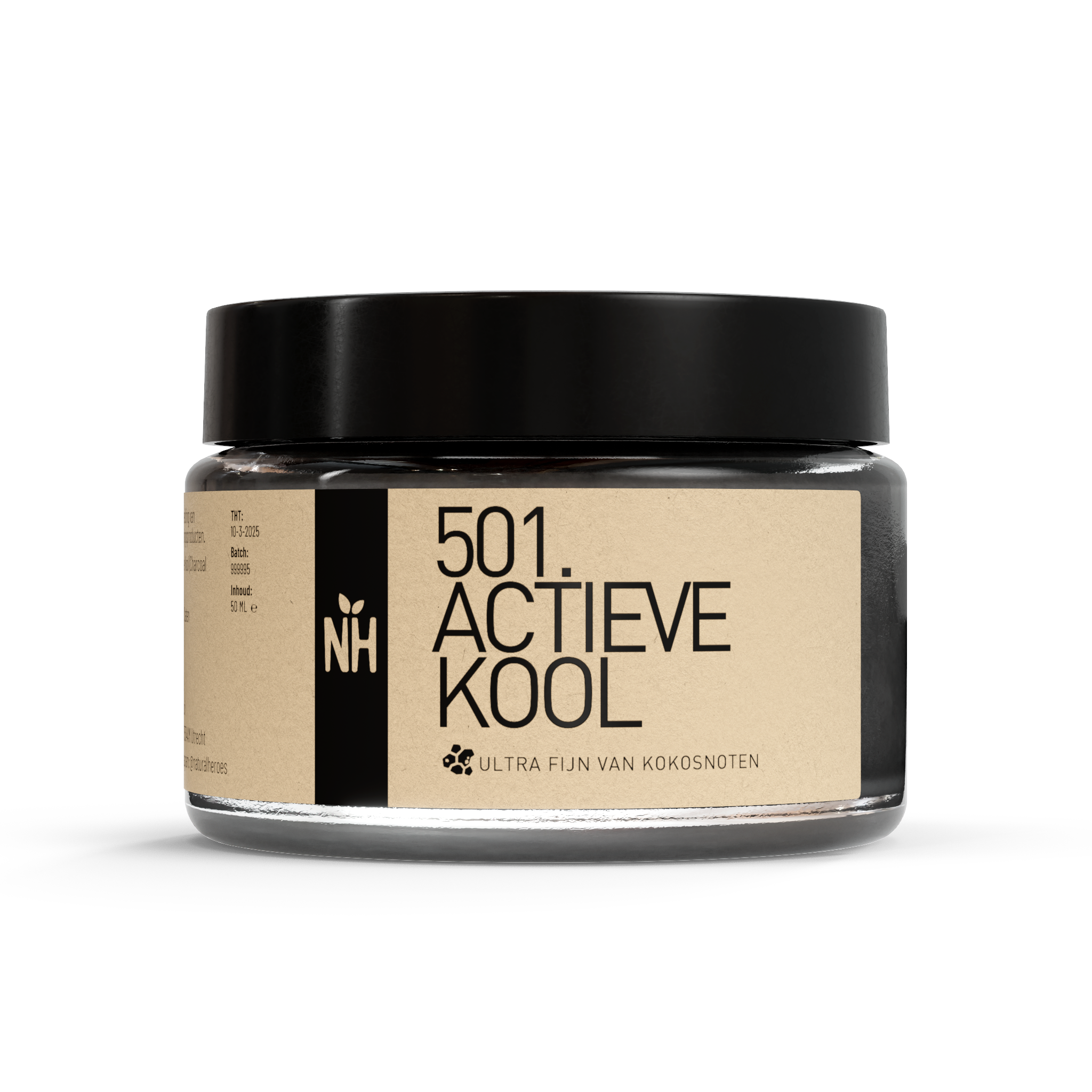 Poudre de charbon actif (ultra fine et de qualité alimentaire)