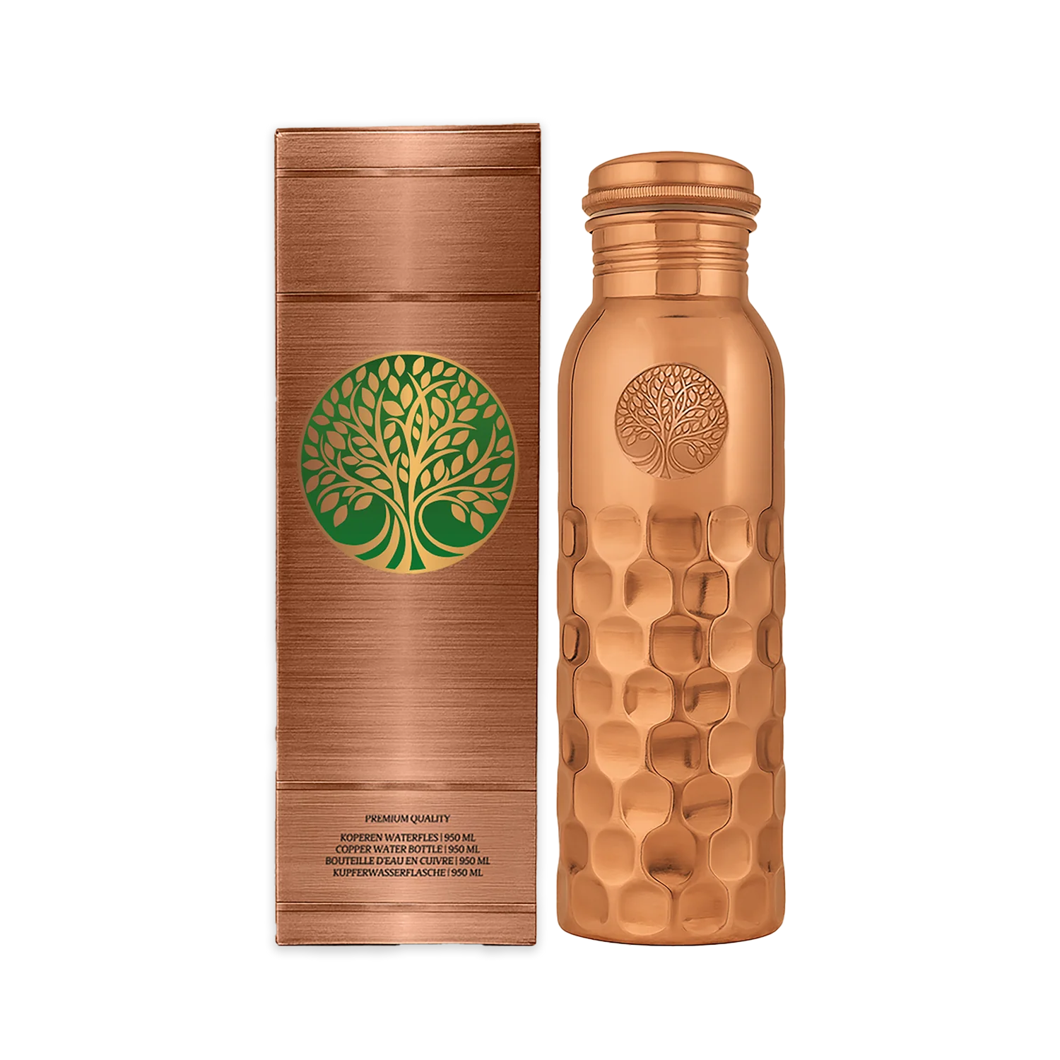 BOUTEILLE D’EAU 100 % CUIVRE PURE