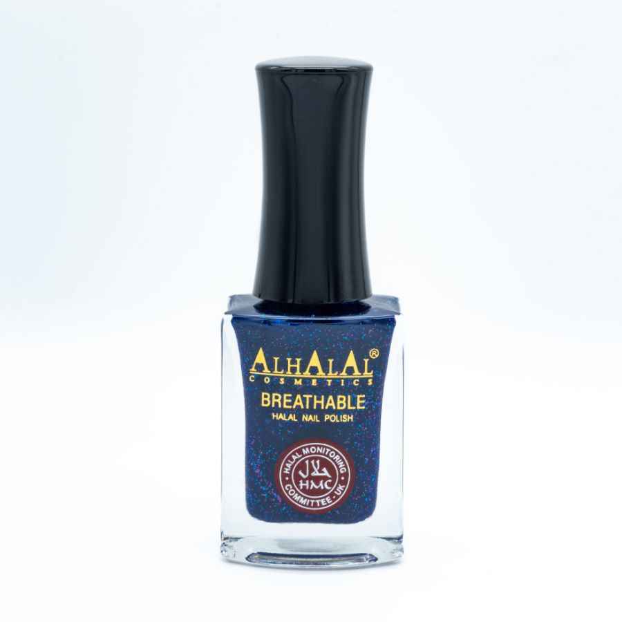 Vernis à ongles bleu foncé
