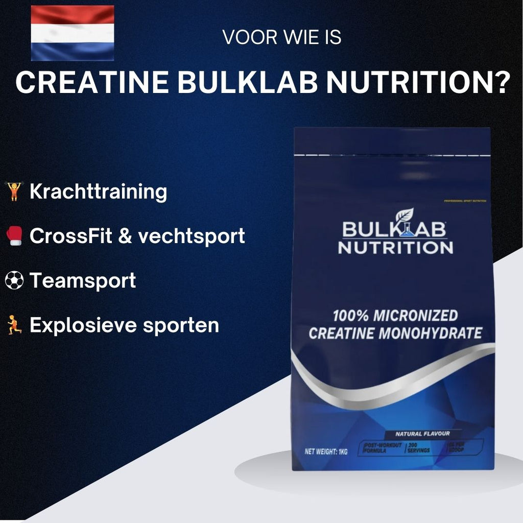 Créatine monohydraat 100 % micronisée - BulkLab Nutrition