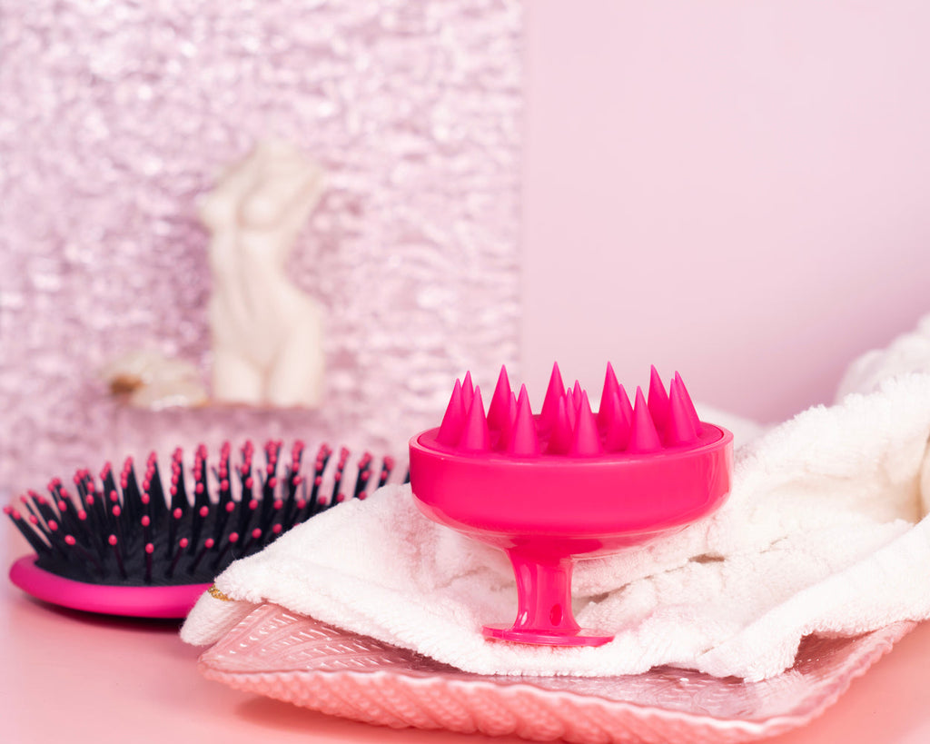 Brosse pour cuir chevelu