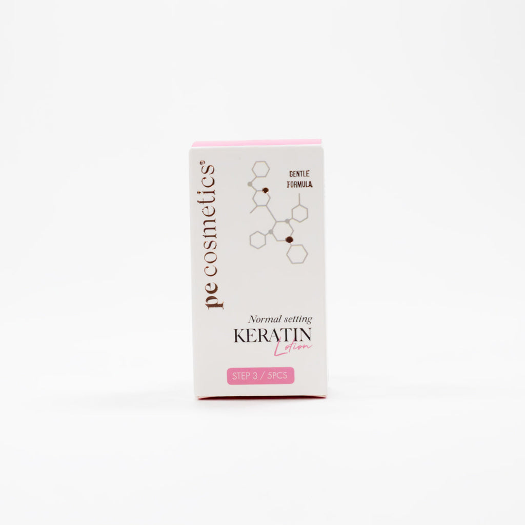 (Lotion 3) Sachets de comblement à kératine à réglage normal - Formule de cystéamine