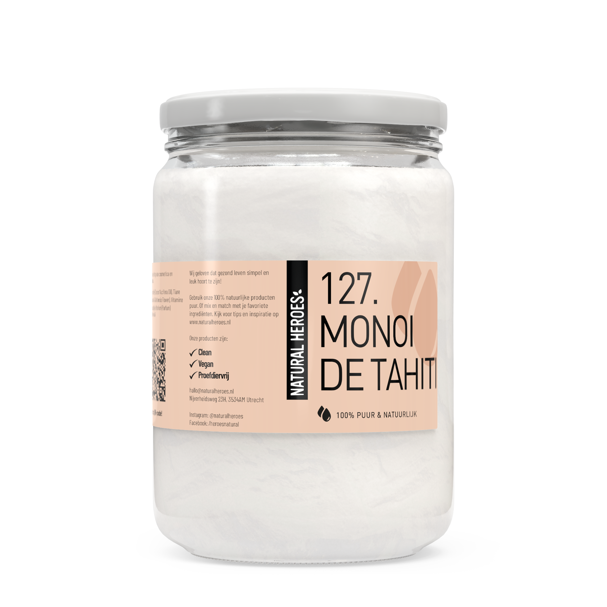Huile de Monoï de Tahiti (100 % Pure et Naturelle)
