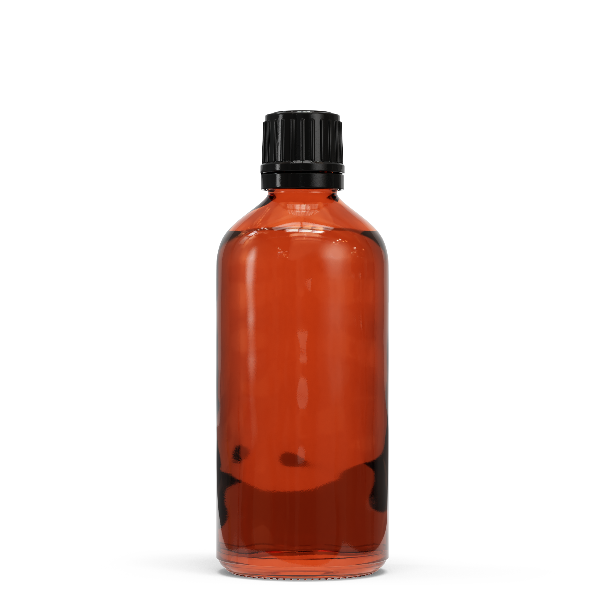 Bouteille en verre - Marron (avec des bouchons variés)