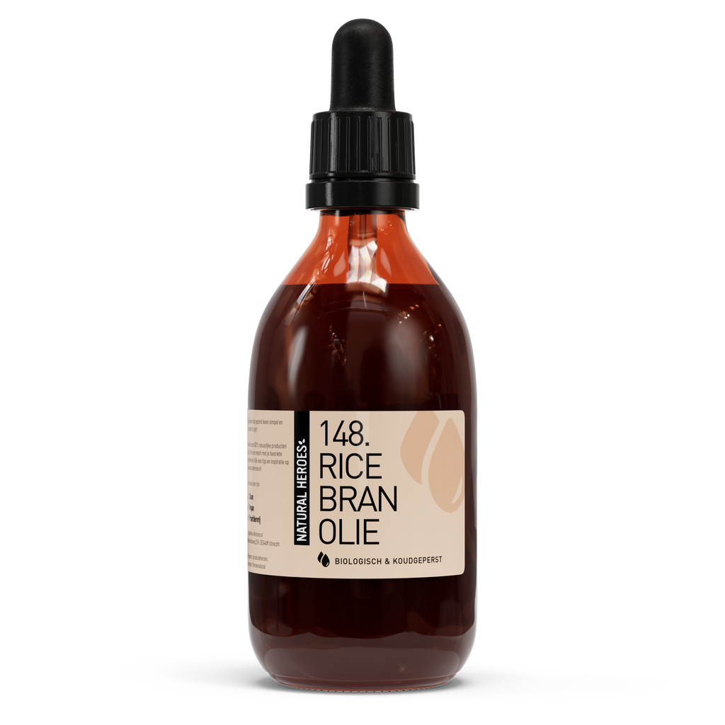 Huile de son de riz (bio et pressée à froid)