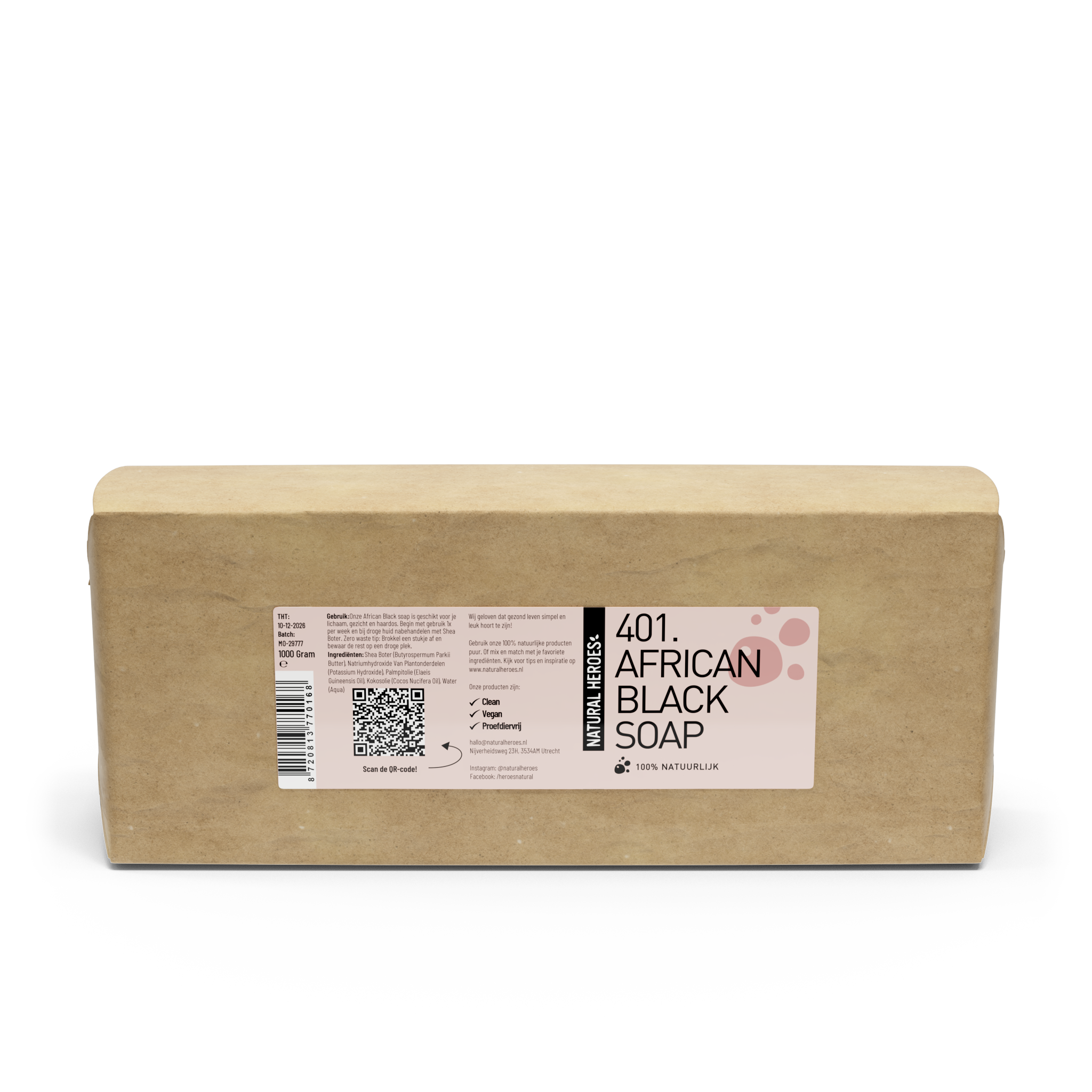 Savon noir africain (100 % naturel)