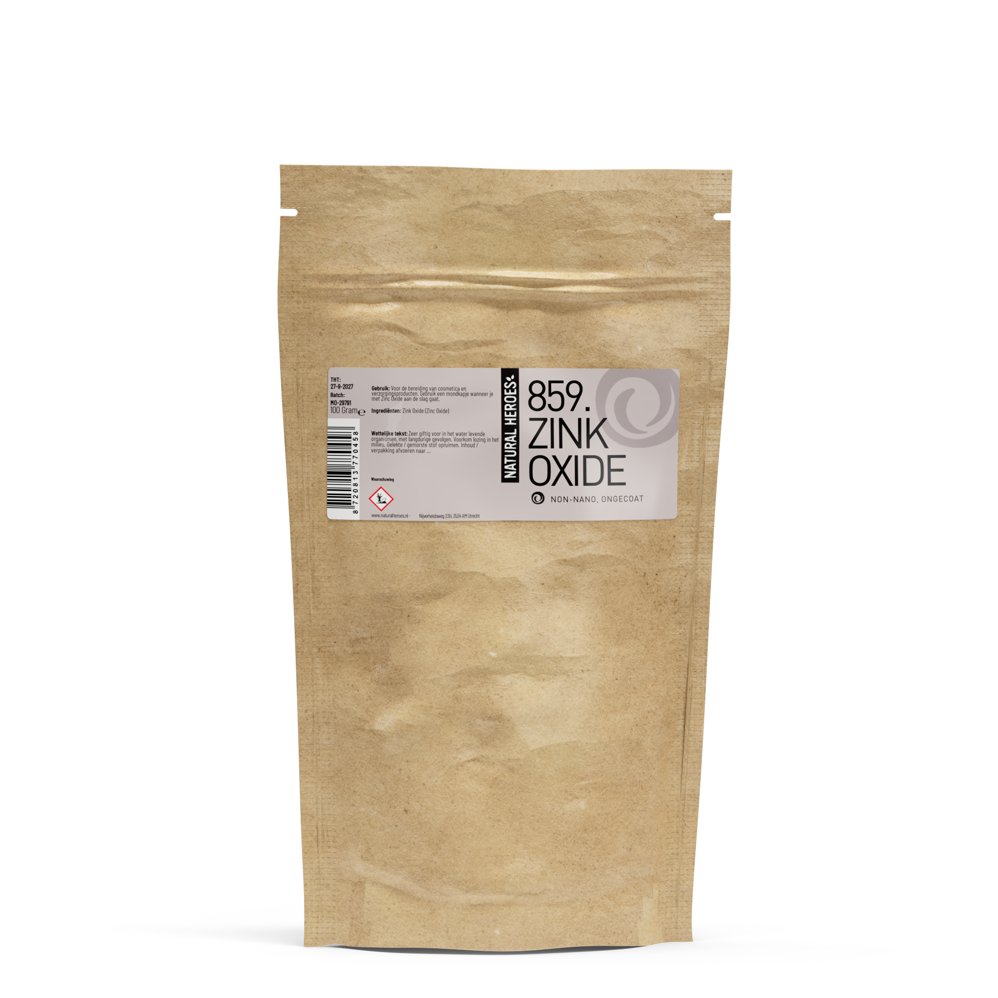 Zink oxyde (non-nano, Ongecoat)