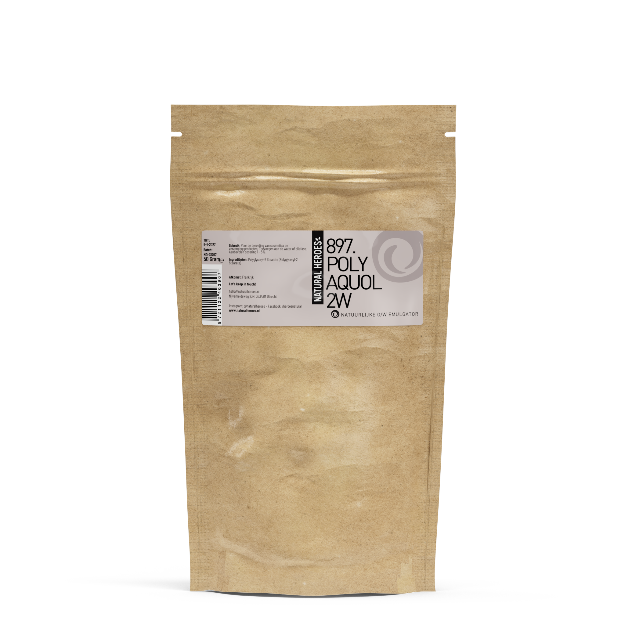 Émulsifiant naturel O/W (PolyAquolââ"¢-2W)