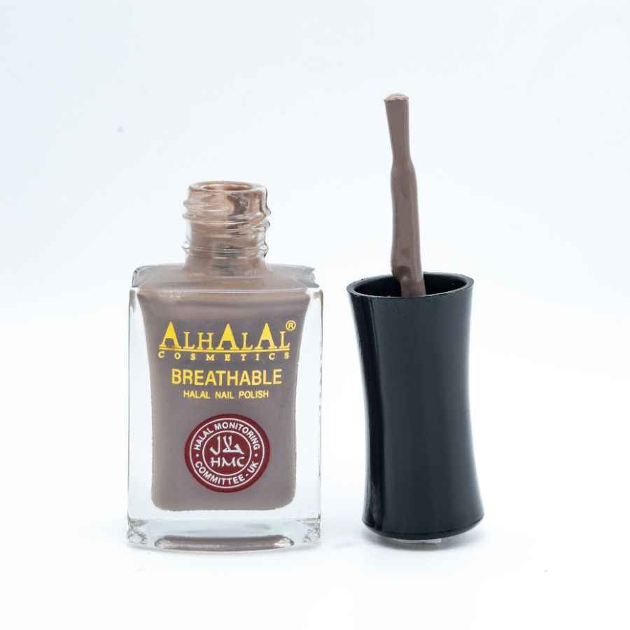 VERNIS À ONGLES AL-147 SAMIA CLEAR BROWN - Halal Cosmetics