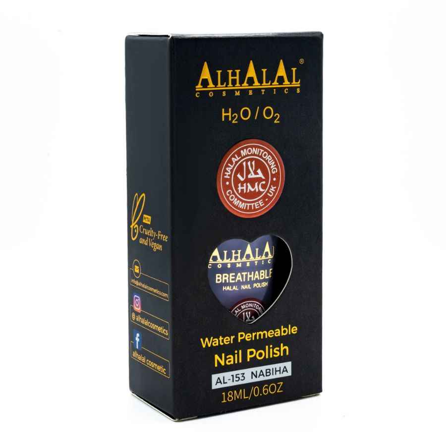 VERNIS À ONGLES AL-153 NABIHA GREY - Halal Cosmetics