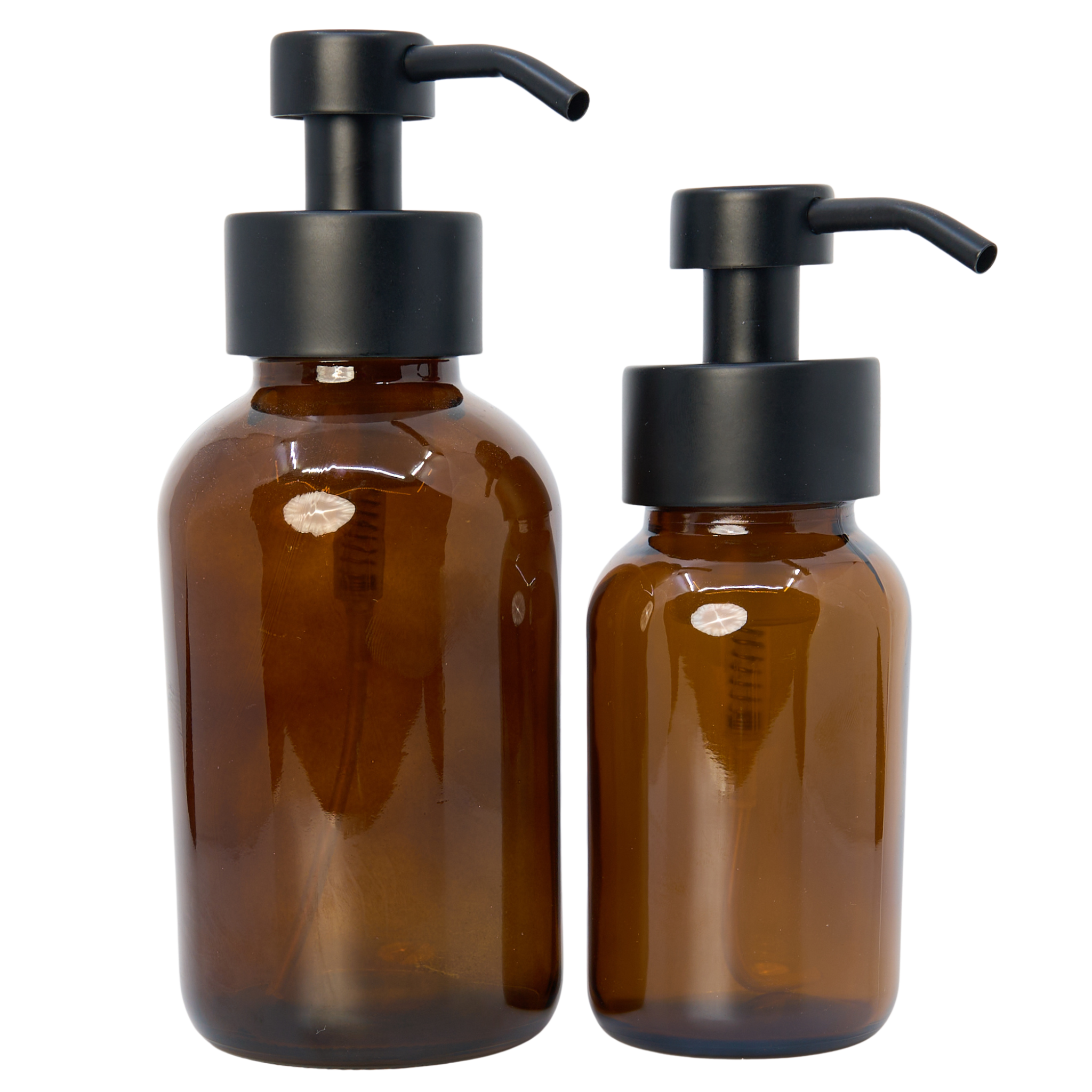 Bouteille en verre avec pompe à mousse
