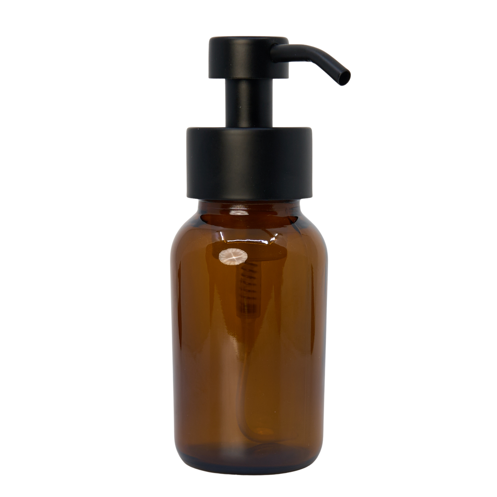 Bouteille en verre avec pompe à mousse