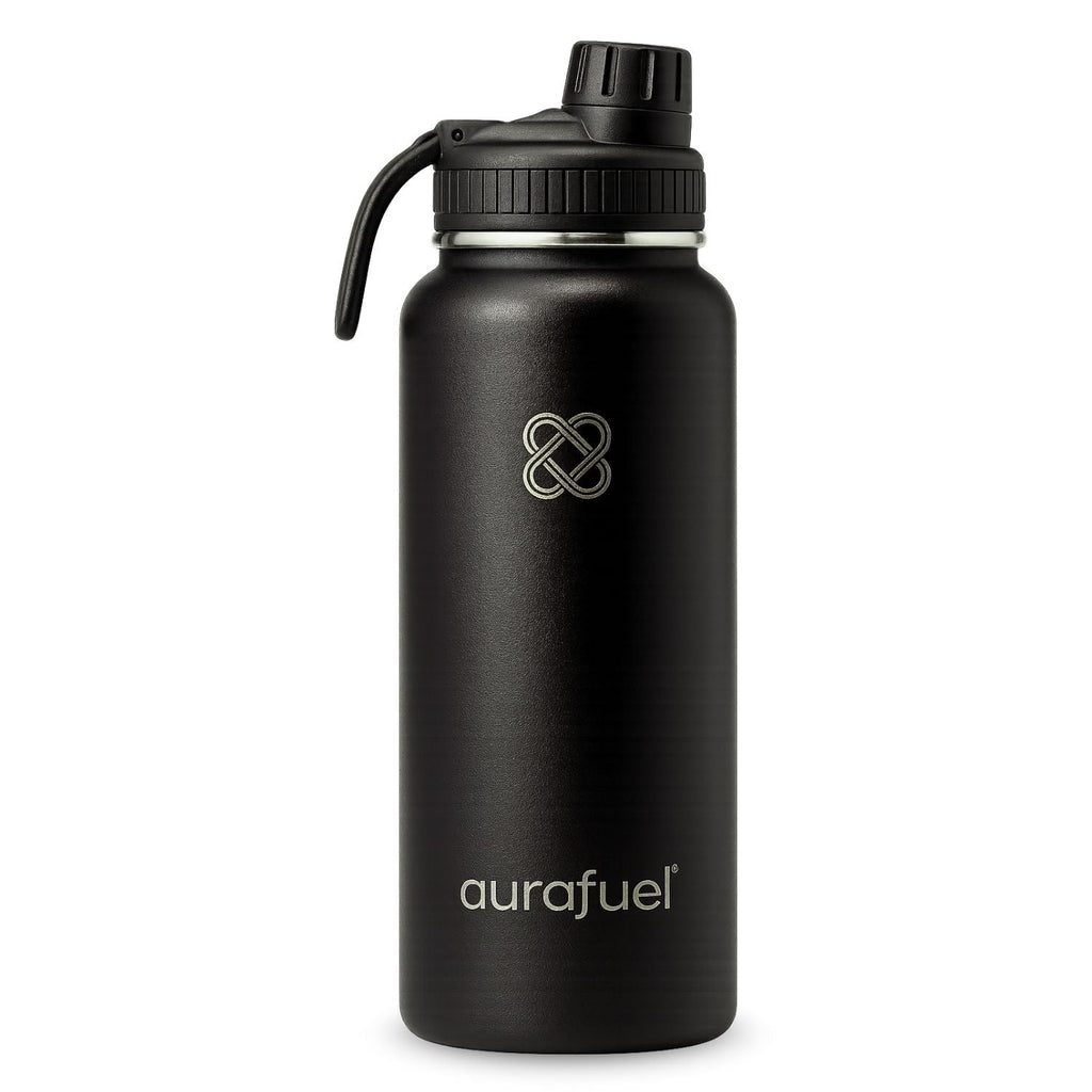 Bouteille de boisson en acier inoxydable - Noire