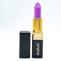 Alhalal Cosmetics Rouge à lèvres en velours violet avec étui doré et bouchon noir PARSE LIPSTICK