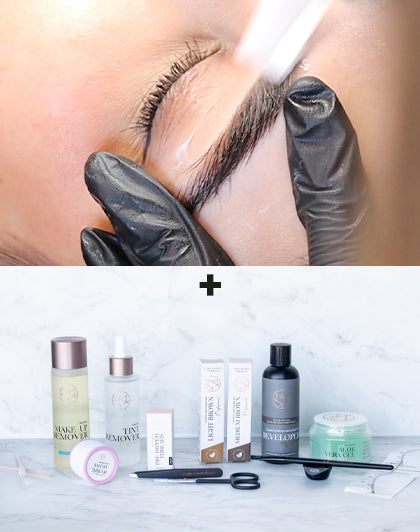 Formation en ligne sur le coiffage des sourcils - Cartographie et cirage + Starterkit (langues différentes)