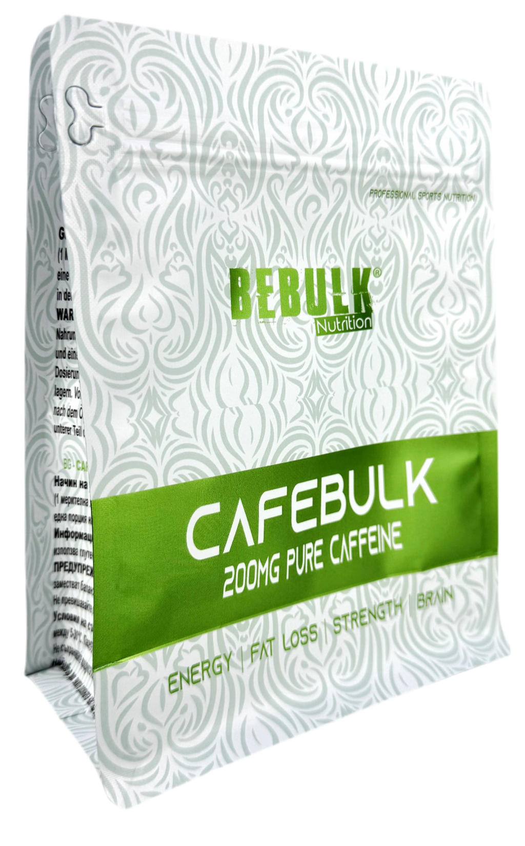 Cafebulk - Poeder à la caféine - BeBulk Nutrition