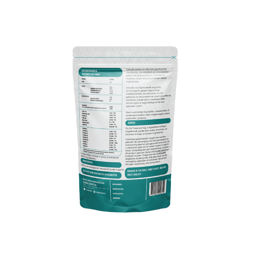 Poudre de chlorella organique pour animaux : 250 grammes