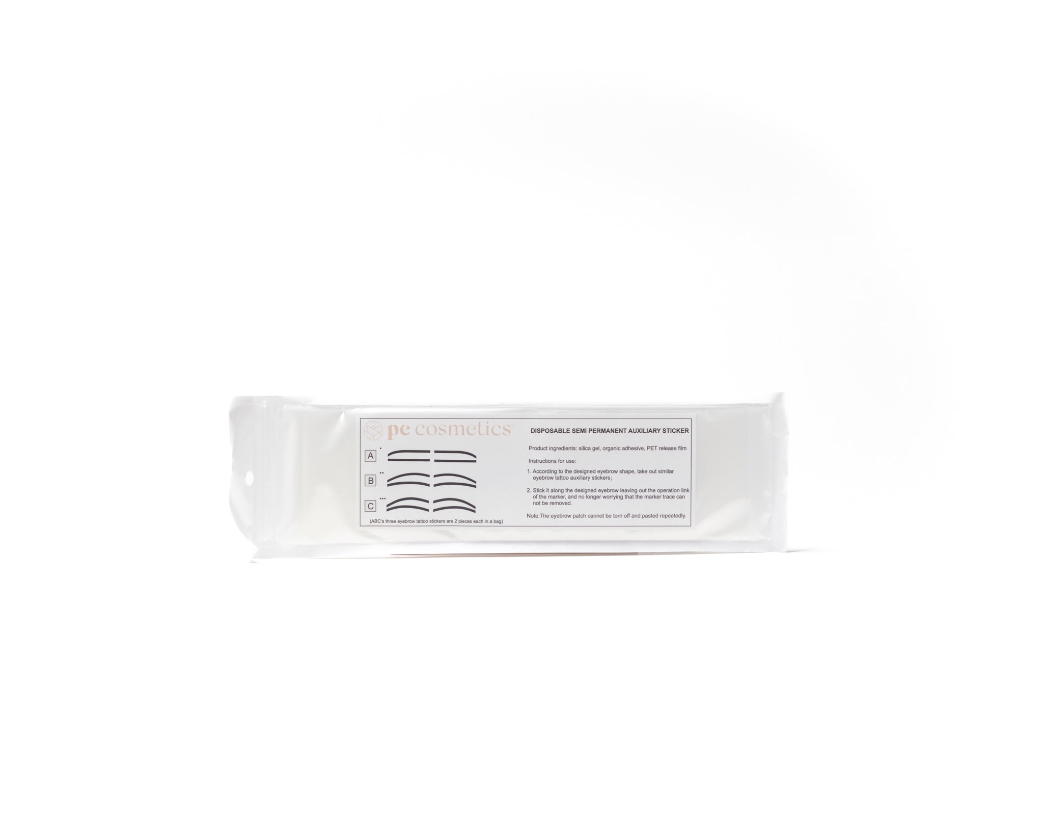 Pochoirs jetables (en silicone) pour sourcils