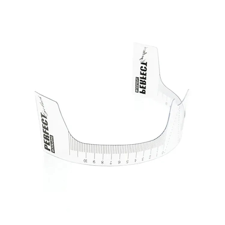 Règle en plastique pour sourcils