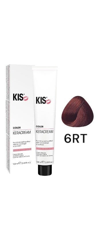 KIS 6.RT - Donker Roodtabak KeraCream Color Haarverf 100ml.